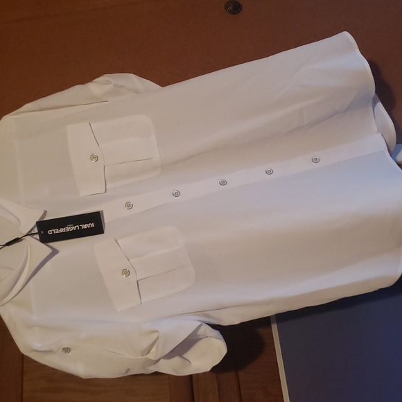 Karl Lagerfeld SIZE: XL Color: white - Picture 2 of 3